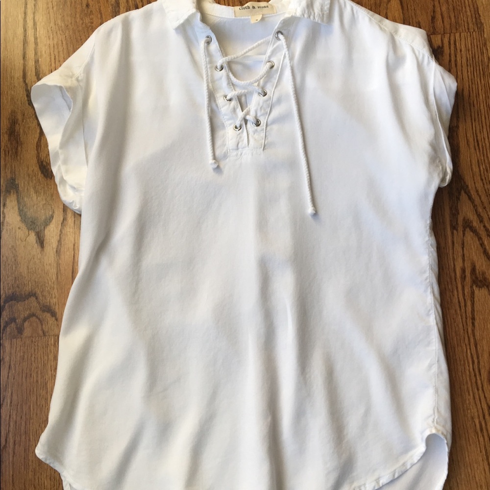 Anthropologie White blouse